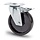 Stal nierdzewna odporne na wysoką temperaturę Kółko obrotowe z hamulcem 160 x 50 mm - 250 kg