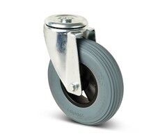 Kółko obrotowe 200 mm ze spienionego PU - 100 kg