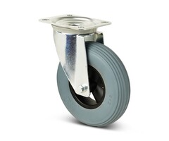 Kółko obrotowe 200 mm ze spienionego PU - 100 kg