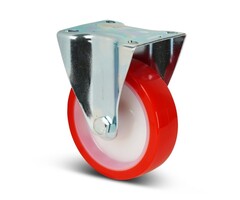 Kółko stałe PU 100 mm - 150 kg