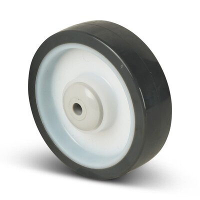 Kóło PU 125 mm - otwór łożyska kulkowego 10 mm - 200 kg