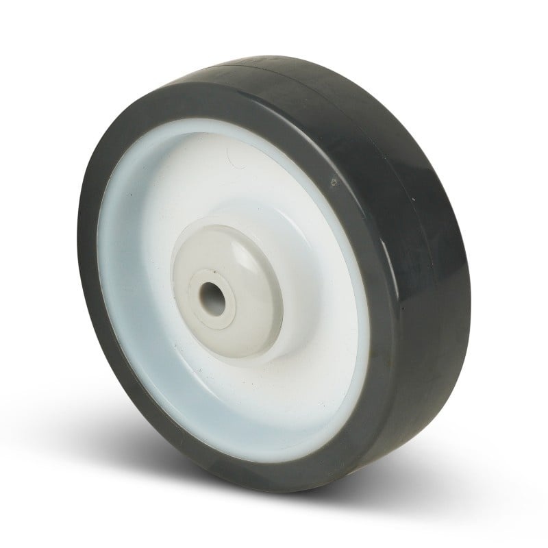 Kółko PU 100 mm - otwór łożyska kulkowego 8 mm - 150 kg