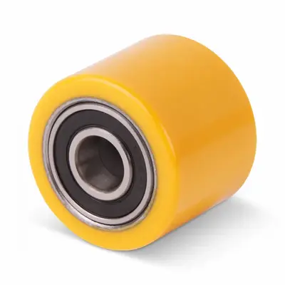 PU rolka paletowa 65x30 mm - łożysko kulkowe - 150 kg