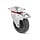 ESD Kółka obrotowe ze stali nierdzewnej z hamulcem 125 mm Nylon