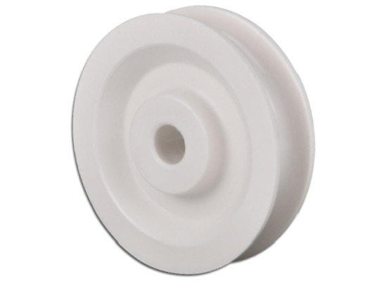 Plastikowy krążek kablowy 75 mm z rowkiem U - 75 kg