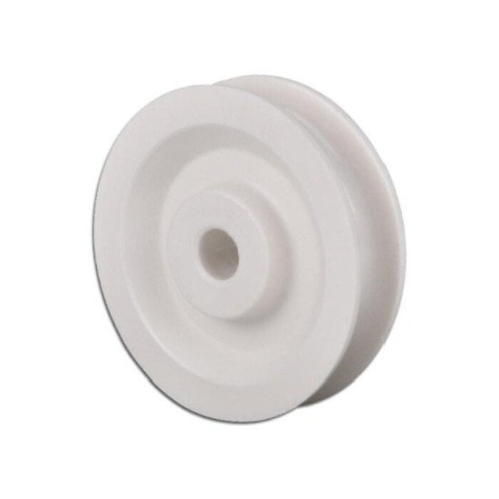 Plastikowy krążek kablowy 65 mm z rowkiem U - 50 kg