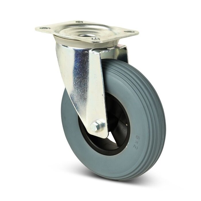 Kółko obrotowe 200 mm - spieniony PU - 100 kg