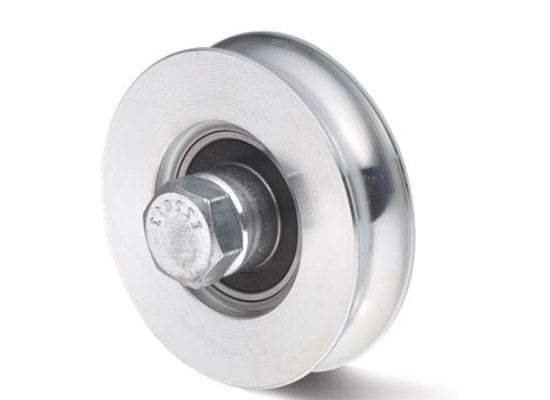 Koło rowkowane ze stali nierdzewnej 100 mm z rowkiem U - 220 kg