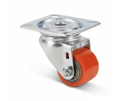 Kółko obrotowe PU 35 mm - 100 kg