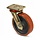 Kółko obrotowe PU 250 mm - łożysko kulkowe - 1200 kg