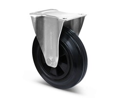 Kółko stałe z pełnej gumy 200 mm - 205 kg