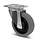 Gumowe kółko obrotowe 160 mm - łożysko kulkowe - 350 kg