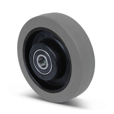 Kółko gumowe 160 mm - otwór łożyska kulkowego 20 mm - 350 kg
