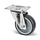 Kółko obrotowe ze stali nierdzewnej 100 mm - Guma - 100 kg