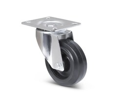 Odporny na wysoką temperaturę kółko obrotowe guma 100 mm - 80 kg