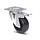 Odporne na wysoką temperaturę Kółko obrotowe z hamulcem guma 100 mm - 80 kg - Kopia