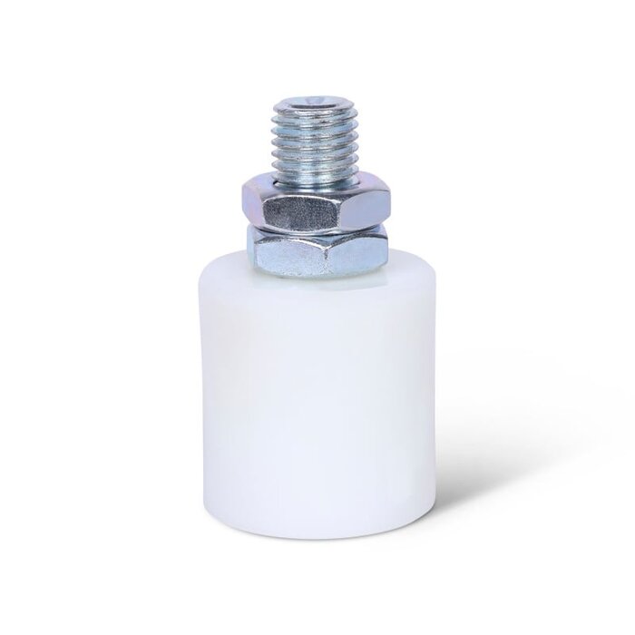 Rolka prowadząca 41 mm brama przesuwna - poliamid - 80 kg