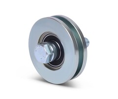 Koło rowkowane 78 mm z kwadratowym rowkiem - 200 kg