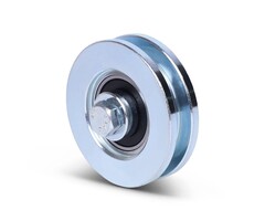 Koło rowkowane 60 mm z kwadratowym rowkiem - 100 kg