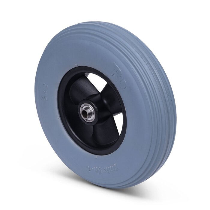 Kóło przeciw wyciekom 200 mm - spieniony PU - 100 kg