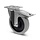 Gumowe kółka obrotowe z hamulcem 200 mm - łożysko kulkowe - 400 kg