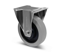 Elastyczne gumowe kółko stałe 160 mm - 350 kg