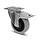 Gumowe kółka obrotowe z hamulcem 160 mm - łożysko kulkowe - 350 kg