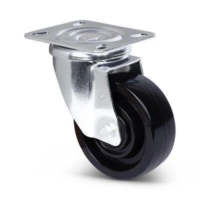 Kółko obrotowe żaroodporne 100 mm - łożysko kulkowe - 210 kg