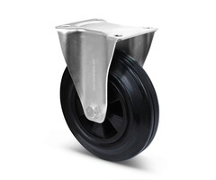 Kółko stałe z pełnej gumy 200 mm - 205 kg