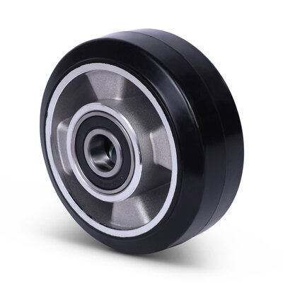 Kółko gumowe 125 mm - otwór łożyska kulkowego 20 mm - 300 kg