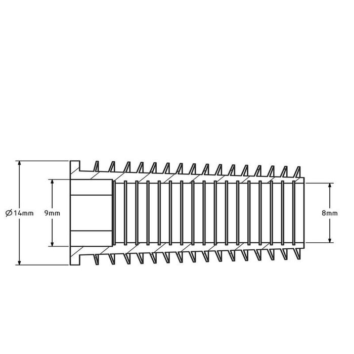 Nakrętka kontrująca M8 x 25 mm