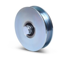 Koło rowkowane 117 mm z kwadratowym rowkiem - 450 kg