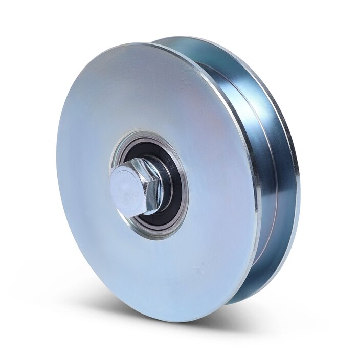 Koło rowkowane 120 mm z kwadratowym rowkiem - 450 kg