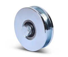 Koło rowkowane 98 mm z kwadratowym rowkiem - 425 kg