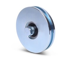 Koło rowkowane 117 mm z kwadratowym rowkiem - 240 kg