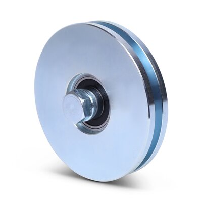 Koło rowkowane 120 mm z kwadratowym rowkiem - 240 kg