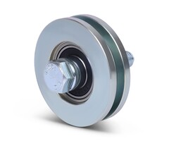 Koło rowkowane 78 mm z kwadratowym rowkiem - 200 kg