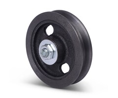 Koło rowkowane 90 mm z kwadratowym rowkiem - 50 kg