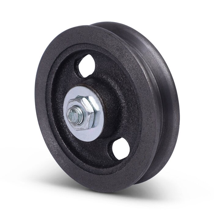 Koło rowkowane 90 mm z kwadratowym rowkiem - 50 kg