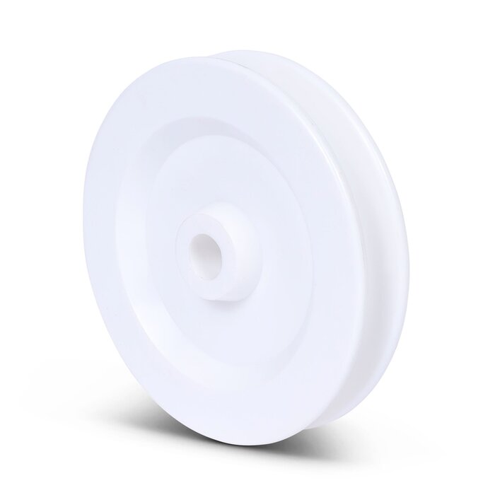 Plastikowy krążek kablowy 90 mm z rowkiem U - 130 kg