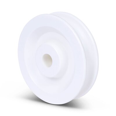 Plastikowy krążek kablowy 80 mm z rowkiem U - 140 kg