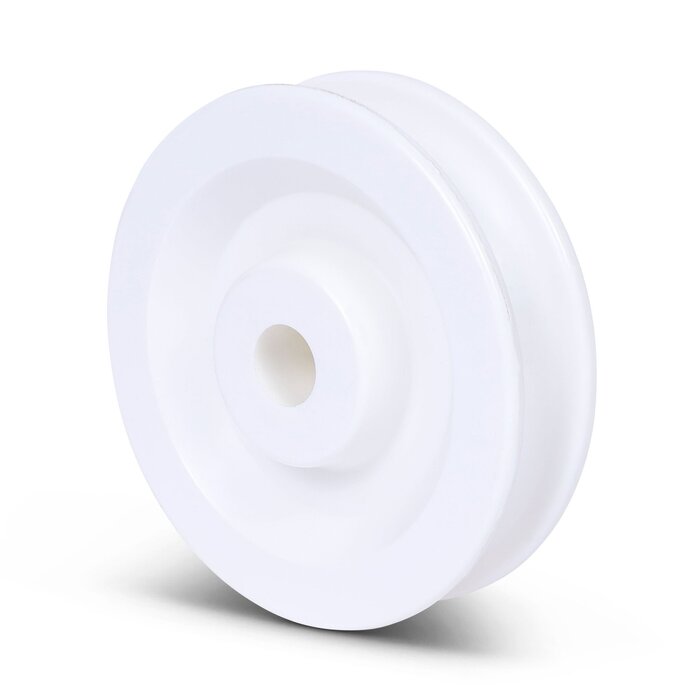 Plastikowy krążek kablowy 80 mm z rowkiem U - 140 kg
