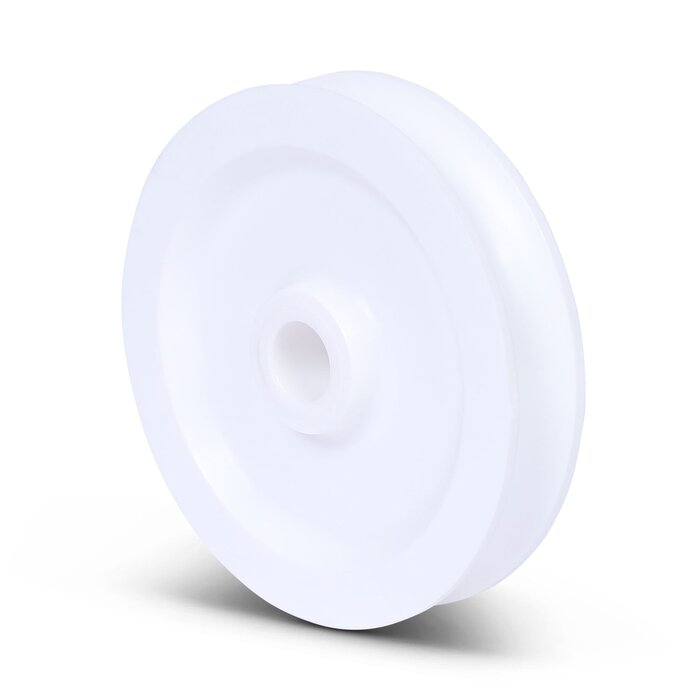 Plastikowy krążek kablowy 75 mm z rowkiem U - 75 kg