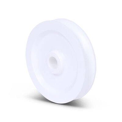 Plastikowy krążek kablowy 75 mm z rowkiem U - 75 kg