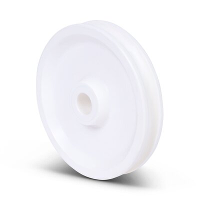 Plastikowy krążek kablowy 73 mm z rowkiem U - 55 kg