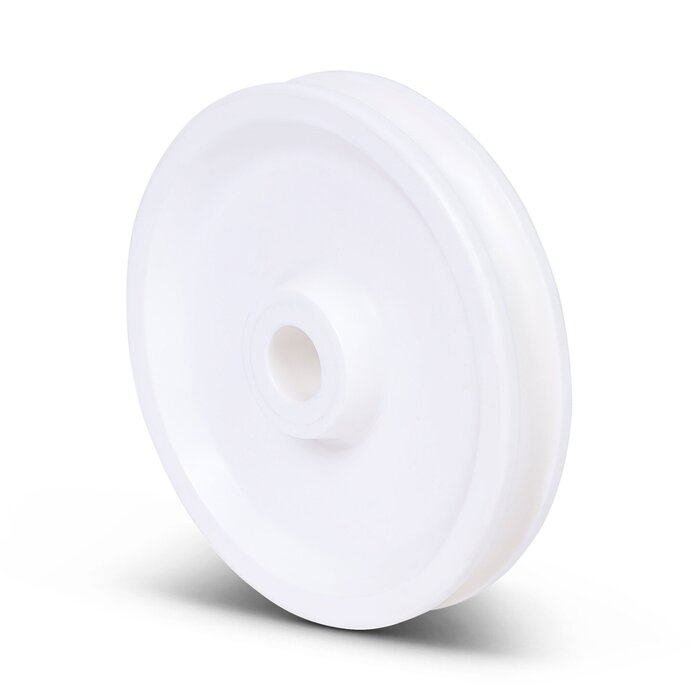 Plastikowy krążek kablowy 73 mm z rowkiem U - 55 kg
