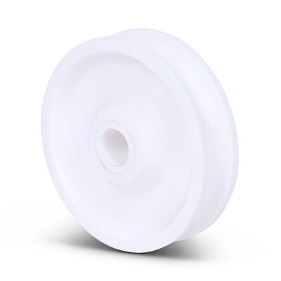 Plastikowy krążek kablowy 48 mm z rowkiem U - 45 kg