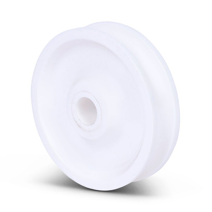 Plastikowy krążek kablowy 48 mm z rowkiem U - 45 kg