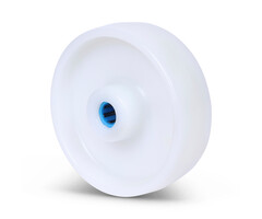 Kóło ze stali nierdzewnej 125 mm Nylon - 300 kg