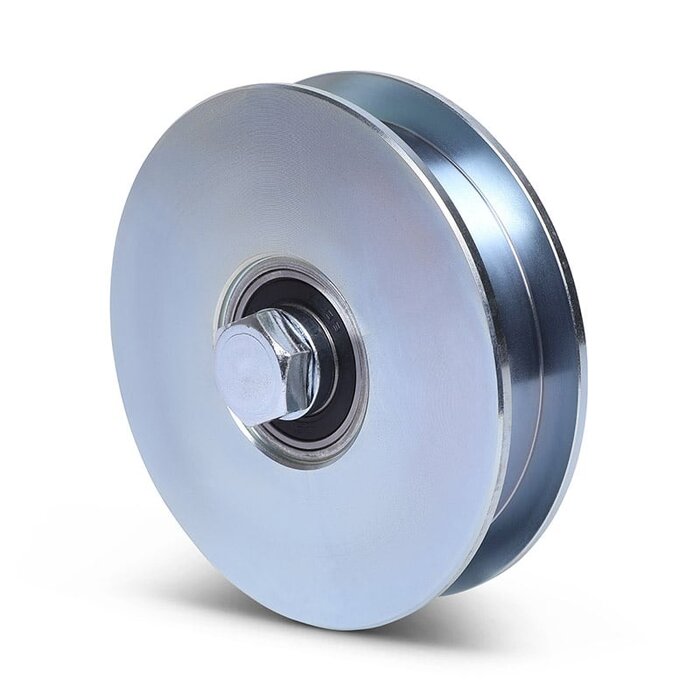 Koło rowkowane 120 mm z kwadratowym rowkiem - 450 kg